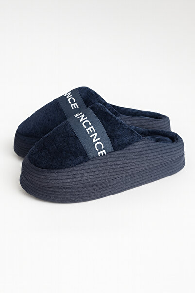 Beyond Navy Blue Women's Velvet Gondola Slippers Byndkdf03