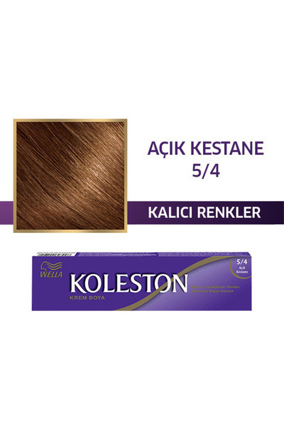 Wella Koleston Single Tüp Boyası 5/4 Açık Kestane