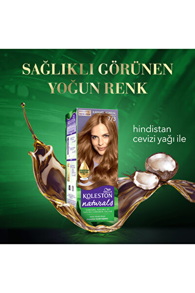 Wella Koleston Naturals Saç Boyası 7/3 Karamel Kumral