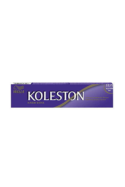 Wella Koleston Single Tüp Boya 11/1 Açık Küllü Sari