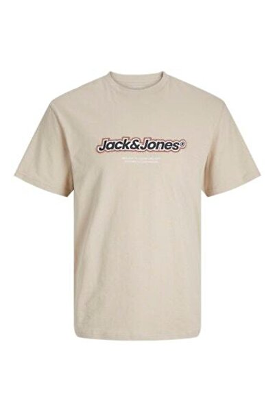 Jack & Jones تي شيرت رجالي دائري محبوك