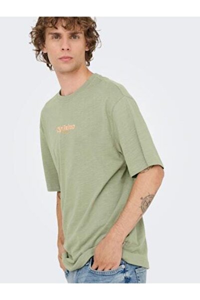 Only & Sons Male circular knit t-