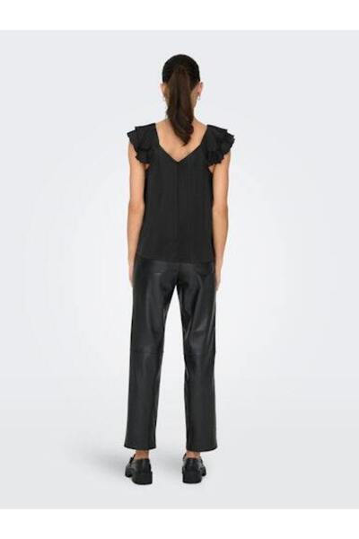 ONLY Onlasta Life Capsleeve V-Neck Top Wvn