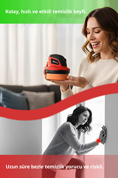 Aprilla Acc-1199 Şarjlı Polisaj Makinesi – 10 cm Parlatma Yüzeyi, Sünger Seti, Hafif ve Ergonomik Tasarım