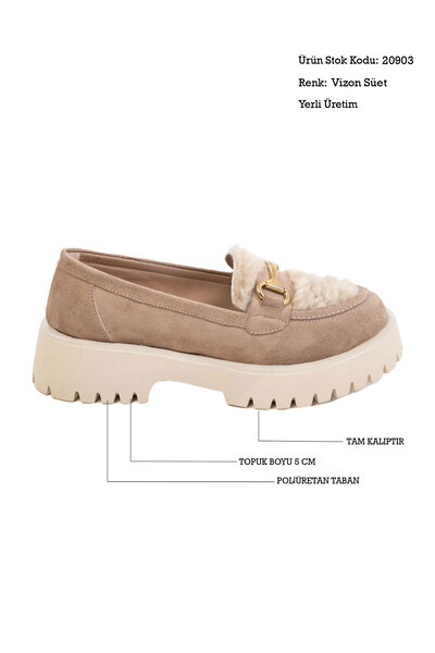 SOHO Mink Suede Women's Loafer 20903