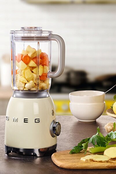 SMEG 50's Style Retro Tritan ™ Renew Cream Blender - Blf03Creu