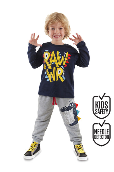 Denokids Комплект футболки та трусів для хлопчиків Rawr