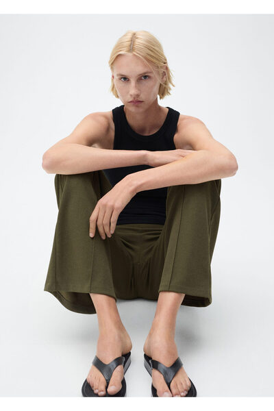 MANGO KHAKI Kadın Pantolon 87073279