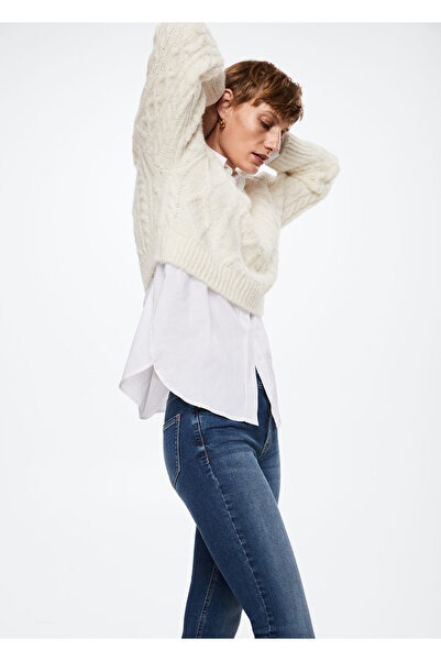 MANGO Woman Skinny Cropped Jean