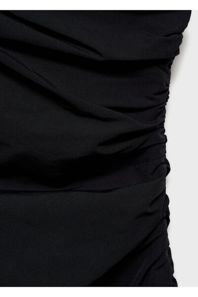 MANGO Siyah Kadın Elbise 77097689