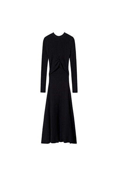 MANGO Woman Siyah Kadın Elbise  37089102