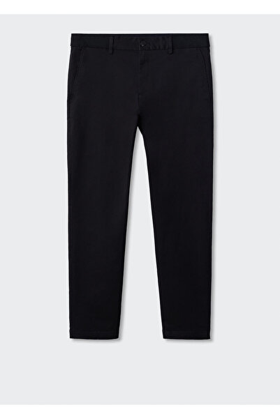 MANGO Мъжки черни панталони 57940567