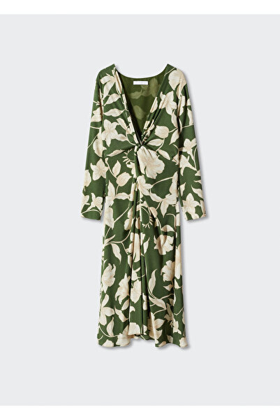 MANGO Woman Yeşil Kadın Elbise  47075856