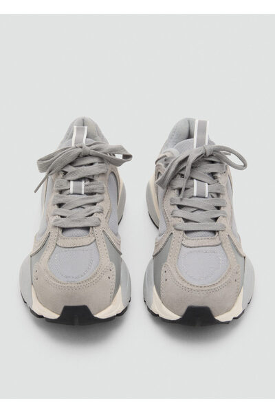 MANGO Woman BEIGE Kadın  Sneaker 67095152