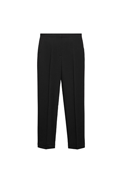 MANGO Siyah Kadın Pantolon 87050380