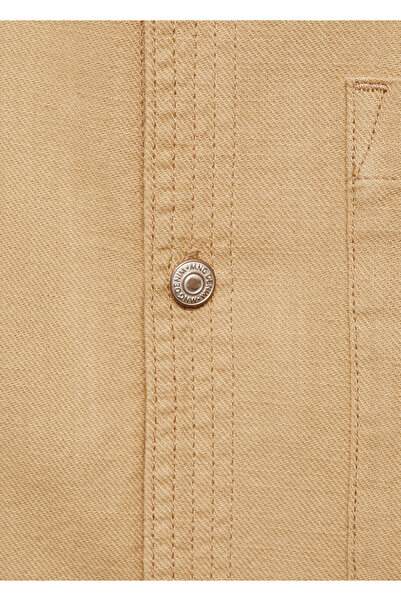 MANGO Toprak Rengi Erkek Gömlek 77060599