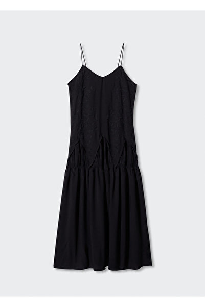 MANGO Kids Siyah Kız Çocuk Elbise  47046316