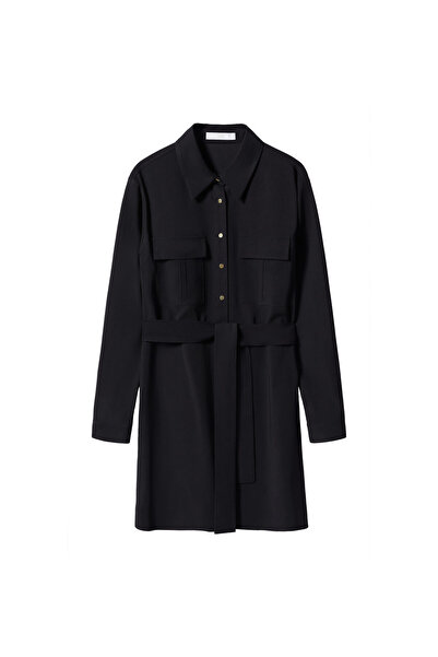 MANGO Woman Black Women's Dress47005719