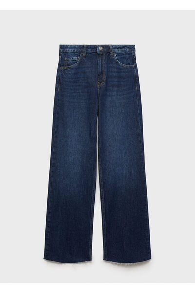 MANGO Koyu Denim Kadın Jeans 87000258
