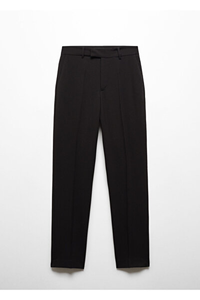 MANGO Woman Siyah Kadın Pantolon 67060666