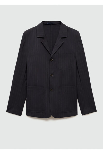 MANGO Lacivert Erkek Blazer Ceket 77005977
