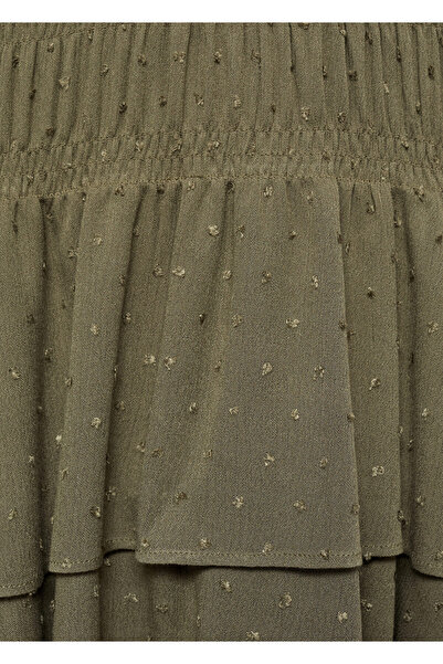 MANGO KHAKI Kız Çocuk Elbise 77058278