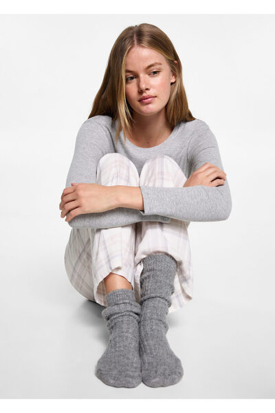 MANGO BEIGE Kız Çocuk Pijama Altı 77046728