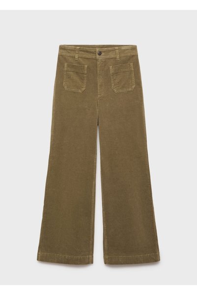 MANGO KHAKI Kadın Jeans 87000260