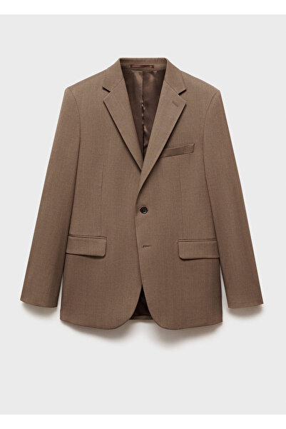 MANGO BEIGE Erkek Blazer Ceket 77035149