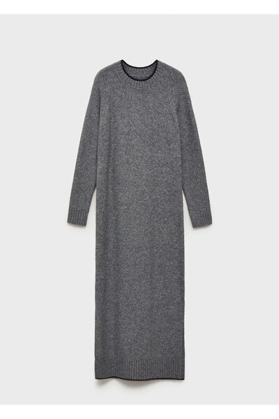 MANGO Gray Girl's Dress 77088276