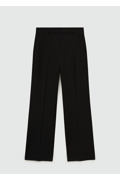 MANGO Pantaloni negri de damă 77048265