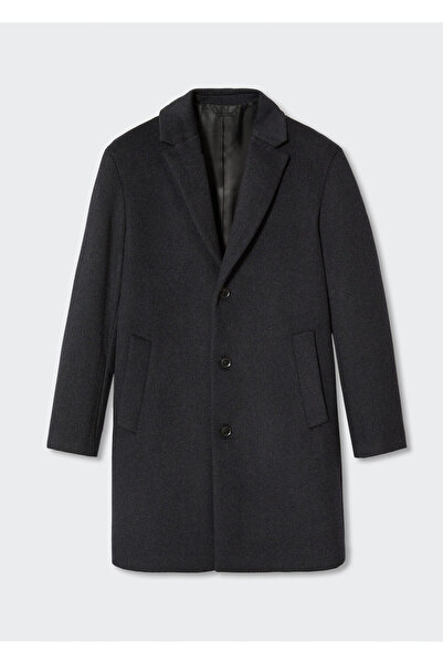 MANGO Man Kömür Rengi Erkek Yetişkin Palto 47040001