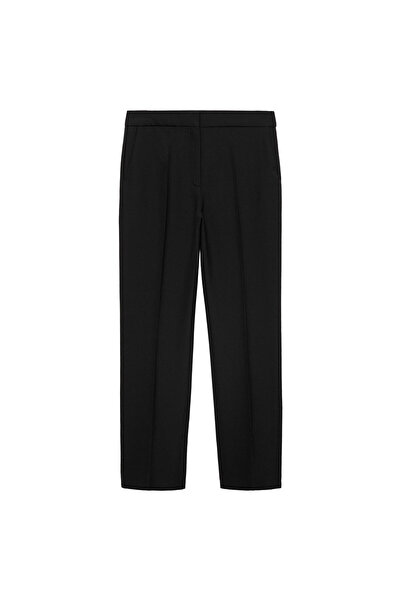 MANGO Woman Yünlü takım elbise pantolonu