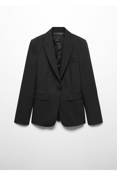 MANGO Woman Siyah Kadın  Blazer Ceket 67959404