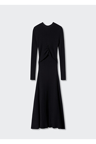 MANGO Woman Siyah Kadın Elbise  37089102