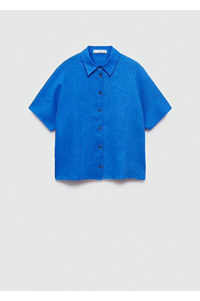 MANGO Mürekkep Rengi Kadın  Gömlek 77010203