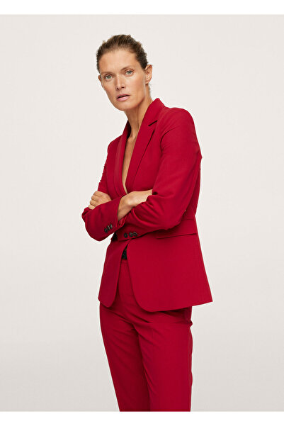 MANGO Woman Kirmizi Kadın Yetişkin Pantolon  17045931