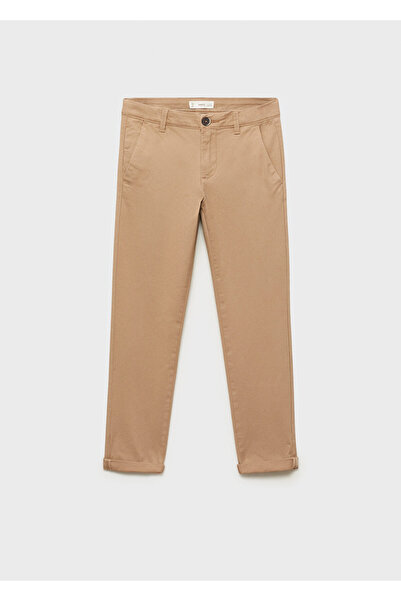 MANGO Erkek Çocuk Bej Pantolon