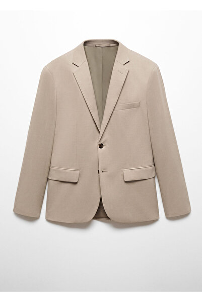 MANGO BEIGE Erkek Blazer Ceket 67015987