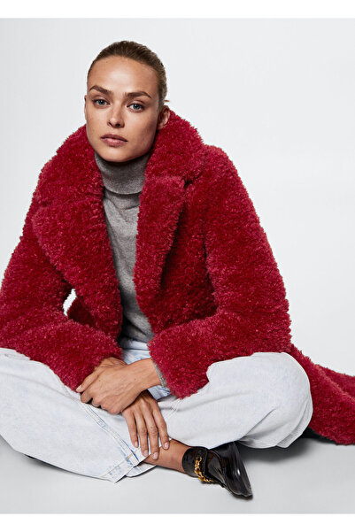 MANGO Woman Piros női felnőtt felsőkabát37087712