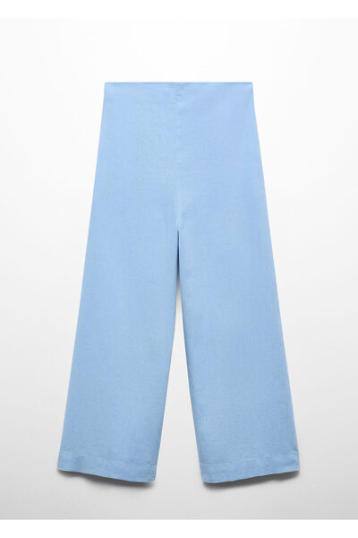 MANGO Gök mavisi Kadın Pantolon 67019405