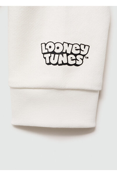 MANGO Erkek Bebek Kırık Beyaz Sweatshirt