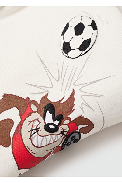 MANGO Erkek Bebek Kırık Beyaz Sweatshirt