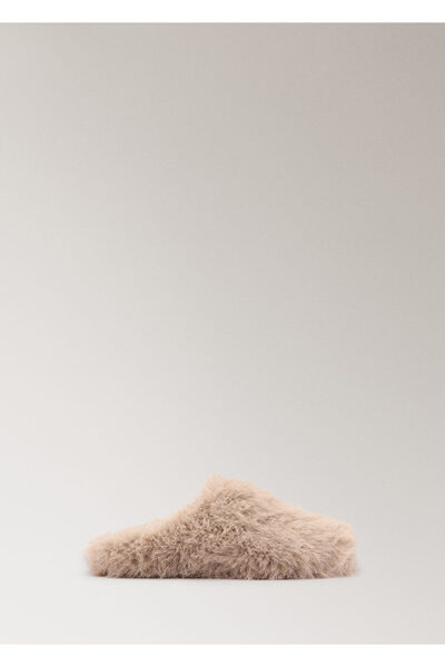 MANGO Mole Gray Women's Slippers 77048271