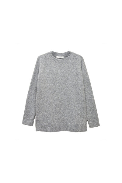 MANGO Gri Kadın Pijama Üstü 77089605