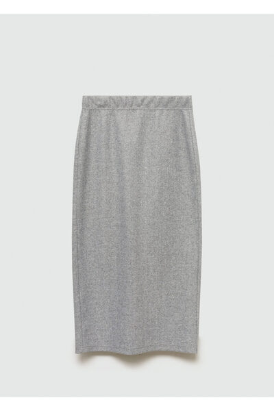 MANGO Gri Kadın Etek 77097685