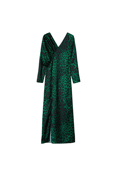 MANGO Woman Yeşil Kadın Elbise  37044773