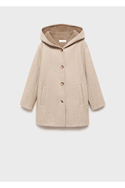 MANGO Palton BEIGE pentru fete 77074441