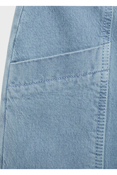 MANGO Mavi Kız Çocuk Jeans 77077672