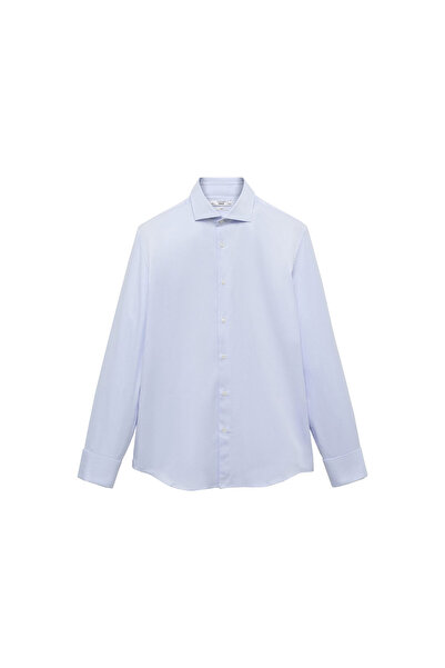 MANGO Cămașă pentru bărbați albastru 77080569